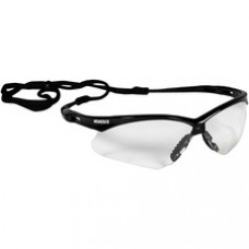 KleenGuard V30 Nemesis Safety Eyewear - Recommended for: Manufacturing, Construction, Shooting, Industrial - Durable, Lightweight, Wraparound Frame, Flexible, Slip Resistant, Neck Cord, Comfortable, Anti-fog - Universal Size - UVA, UVB, UVC, Eye Prot