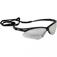 KleenGuard Nemesis Safety Eyewear - Recommended for: Cleaning, Construction, Manufacturing, Shooting, Industrial, Breakroom - Durable, Lightweight, Flexible, Non-slip, Comfortable, Scratch Resistant - Eye Protection - Clear - 1 Each