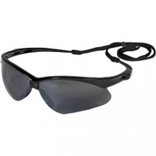 Jackson Safety V30 Nemesis Safety Eyewear - Lightweight, Flexible, Comfortable, Scratch Resistant - Ultraviolet Protection - Polycarbonate Lens - Smoke, Black - 1 Each