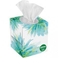 Kleenex Soothing Lotion Tissues - 3 Ply - White - Moisturizing, Soft - For Face, Home, Office, Business, Skin - 65 Per Box - 1 Each