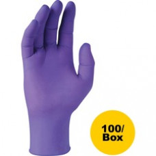 Kimberly-Clark Purple Nitrile Exam Gloves - Small Size - Nitrile - Purple - Latex-free, Powder-free, Textured Fingertip, Beaded Cuff, Non-sterile, Ambidextrous - For Healthcare Working - 100 / Box
