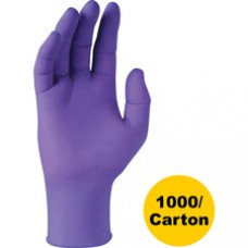 Kimberly-Clark Professional Purple Nitrile Exam Gloves - Large Size - Nitrile, Polymer - Purple - Beaded Cuff, Ambidextrous, Textured Fingertip, Powder-free, Durable, Latex-free - For Chemotherapy, Security - 1000 / Carton