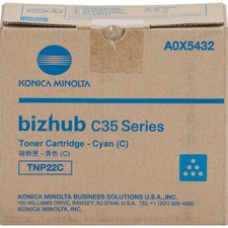 Konica Minolta Original Toner Cartridge - Laser - 4600 Pages - Cyan - 1 Each