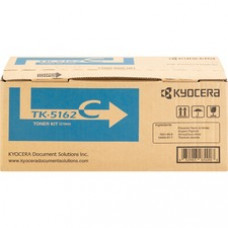 Kyocera TK-5162C Toner Cartridge - Cyan - Laser - 12000 Pages - 1 Each