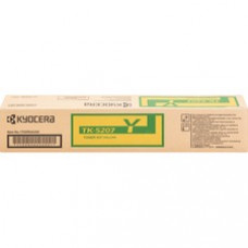 Kyocera TK-5207Y Original Laser Toner Cartridge - Yellow - 1 Each - 12000 Pages