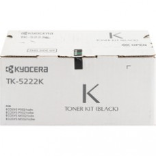 Kyocera TK-5222K Toner Cartridge - Black - Laser - Standard Yield - 1200 Pages - 1 Each