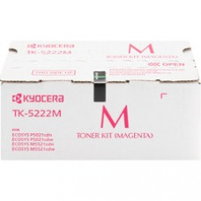 Kyocera TK-5222M Toner Cartridge - Magenta - Laser - Standard Yield - 1200 Pages - 1 Each