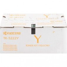 Kyocera TK-5222Y Toner Cartridge - Yellow - Laser - Standard Yield - 1200 Pages - 1 Each