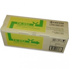 Kyocera TK-592Y Original Toner Cartridge - Laser - 5000 Pages - Yellow - 1 Each