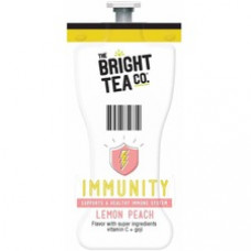 Flavia The Bright Tea Co. Immunity Lemon/Peach Herbal Tea Freshpack - 90 / Carton
