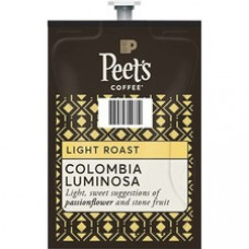 Flavia Freshpack Peet's Colombia Luminosa Coffee - Compatible with Flavia - Light - 76 / Carton