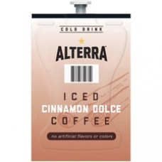 Flavia Freshpack Alterra Cinnamon Dolce Iced Coffee - Compatible with Flavia Creation 500, FLAVIA Creation 600 - Dark - 90 / Carton