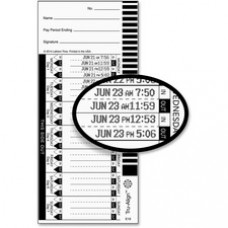 Lathem E16 Tru-Align Time Cards - 150 lb - 4