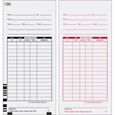 Lathem 7000E Double-Sided Time Cards - 100 Sheet(s) - White Sheet(s) - 100 / Pack