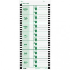 Lathem Thermal Time Clock Weekly Attendance Cards - 8.25