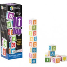 Learning Resources 10 To The Top Addition Game - Learning - Assorted - Foam