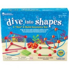 Learning Resources Dive Shapes Sea/Build Geometry Set