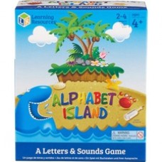 Learning Resources Alphabet Island Letter/Sounds Game - Educational - 2 to 4 Players