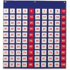 Learning Resources Hundred Pocket Chart - Theme/Subject: Learning - Skill Learning: Counting, Odd Number, Even Number, Number, Multiplication - 5+