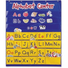Learning Resources Alphabet Center Pocket Chart - Theme/Subject: Learning - Skill Learning: Alphabet, Picture Words, Word Building, Letter Sound, Visual, Uppercase Letters, Lowercase Letters, Vowels, Matching, Spelling, Consonant - 3+