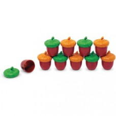 Learning Resources Discovery Acorns - Skill Learning: Sorting, Memory, Matching - 3 Year & Up - Orange, Green