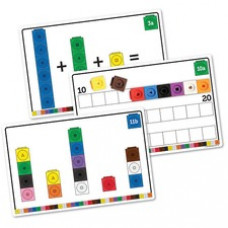 Learning Resources MathLink Cubes Early Math Activity Set - Skill Learning: Mathematics, Addition, Subtraction, Sequencing, Color, Shape - 4-10 Year - Multi