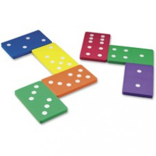 Learning Resources Foam Jumbo Dominoes - Skill Learning: Sorting, Patterning, Arithmetic, Fraction, Logic