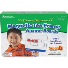 Learning Resources Magnetic 10-frame Answer Boards - Theme/Subject: Learning - Skill Learning: Mathematics, Counting, Operation