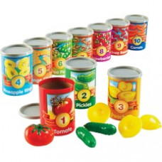 Learning Resources 1-10 Counting Cans Set - Theme/Subject: Learning - Skill Learning: Counting, Number, Sorting, Vocabulary, Motor Skills, Mathematics - 55 Pieces