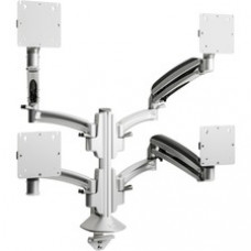 Chief KONTOUR K1C420S Desk Mount for Monitor, TV - Silver - 4 Display(s) Supported - 38