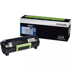 Lexmark Unison 501H Toner Cartridge - Laser - High Yield - 5000 Pages - Black - 1 Each