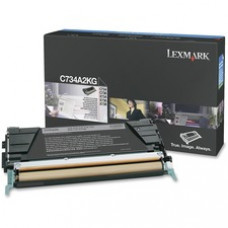 Lexmark Toner Cartridge - Laser - Standard Yield - 8000 Pages - Black - 1 Each
