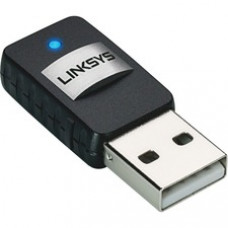 Linksys AE6000 IEEE 802.11ac - Wi-Fi Adapter for Desktop Computer/Notebook - USB - 430 Mbit/s - 2.40 GHz ISM - 5 GHz UNII - External