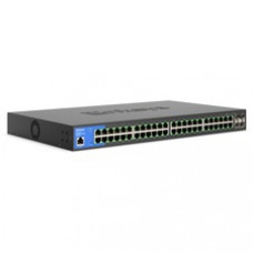 Linksys 48-Port Managed Gigabit Switch - 48 Ports - Manageable - TAA Compliant - 3 Layer Supported - Modular - 43.87 W Power Consumption - Optical Fiber, Twisted Pair - 5 Year Limited Warranty