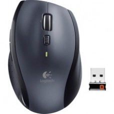 Logitech M705 Marathon Wireless Laser Mouse - Laser - Wireless - 2.40 GHz - Silver - 1 Pack - USB - 1000 dpi - Scroll Wheel - 8 Button(s) - Right-handed Only
