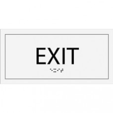 Lorell Exit Sign - 1 Each - 4