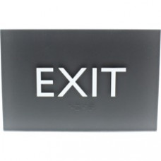Lorell Exit Sign - 1 Each - 4.5