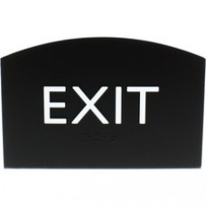 Lorell Exit Sign - 1 Each - 4.5