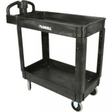 Lorell Grip Height Utility Cart - 550 lb Capacity - 4 Casters - 5