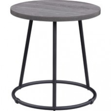 Lorell Round Side Table - Round Top - Powder Coated Four Leg Base - 4 Legs x 1
