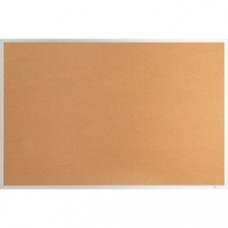 Lorell Aluminum Frame Cork Board - 48