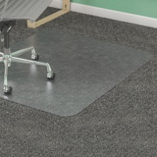 Lorell Rectangular Medium Pile Chairmat - Carpeted Floor - 60