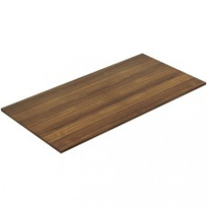 Lorell Chateau Walnut 8' Rectangular Conference Tabletop - 94.5