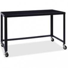 Lorell Personal Mobile Desk - Rectangle Top - 48