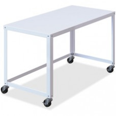 Lorell Personal Mobile Desk - Rectangle Top - 48