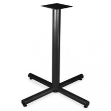 Lorell Hospitality Table Bistro-Height X-leg Table Base - Black X-shaped Base - 40.75