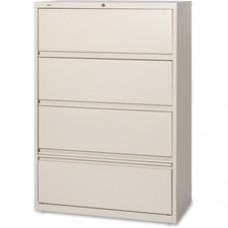 Lorell Receding Lateral File with Roll Out Shelves - 36