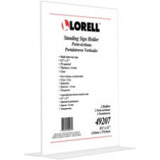 Lorell T-base Standing Sign Holder - Support 8.50