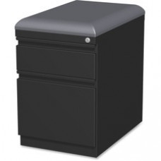 Lorell Mobile Pedestal File with Seating - 15