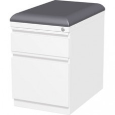 Lorell Mobile Pedestal File with Seating - 15